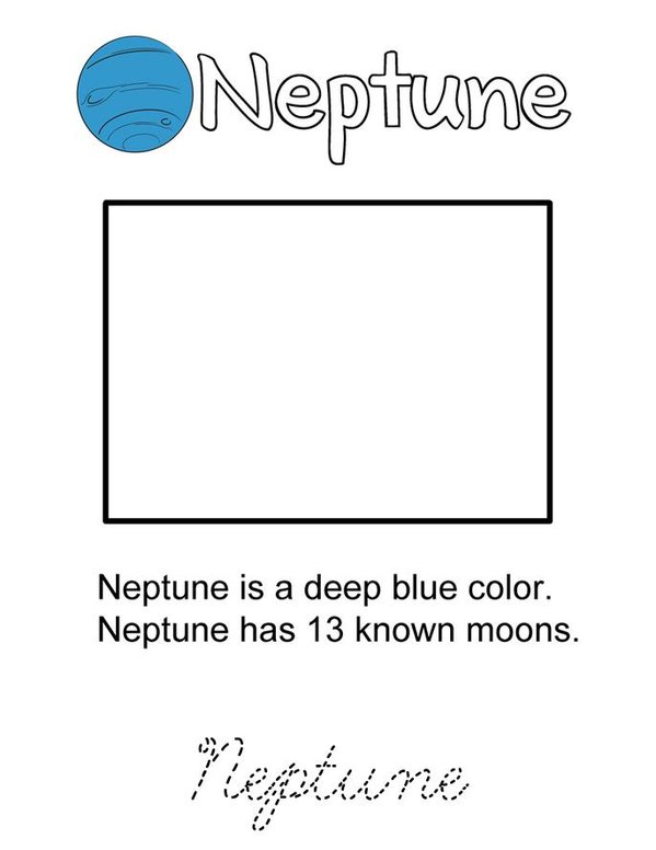 Solar System  Mini Book - Sheet 17