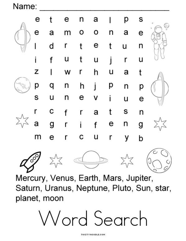 Solar System  Mini Book - Sheet 18