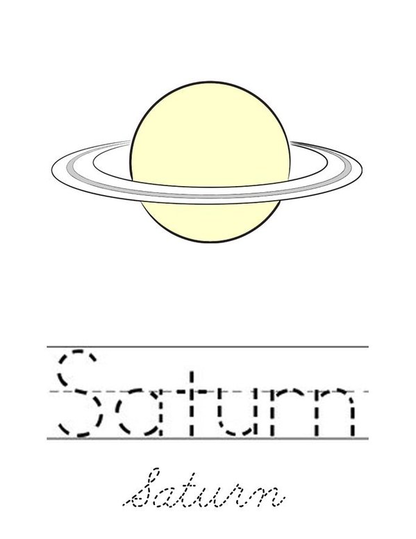 Solar System  Mini Book - Sheet 7