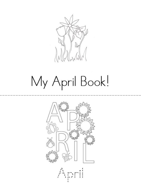 April Mini Book - Sheet 1