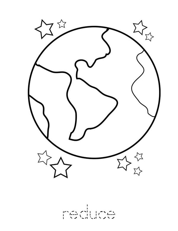 Three R's for Earth Day Mini Book - Sheet 1