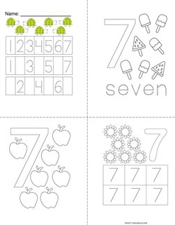 Counting to 7 Book