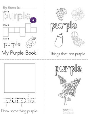 My Favorite Color is Purple! Book