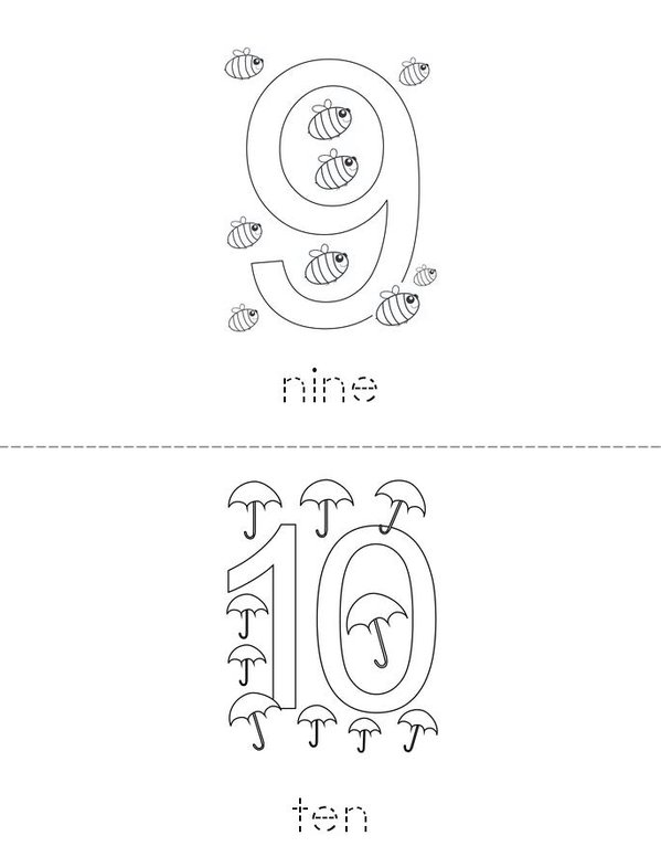 COUNT WITH ME Mini Book - Sheet 5