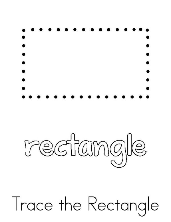 My Rectangle Book Mini Book - Sheet 1