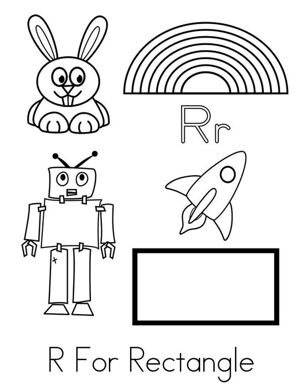 My Rectangle Book Mini Book - Sheet 2