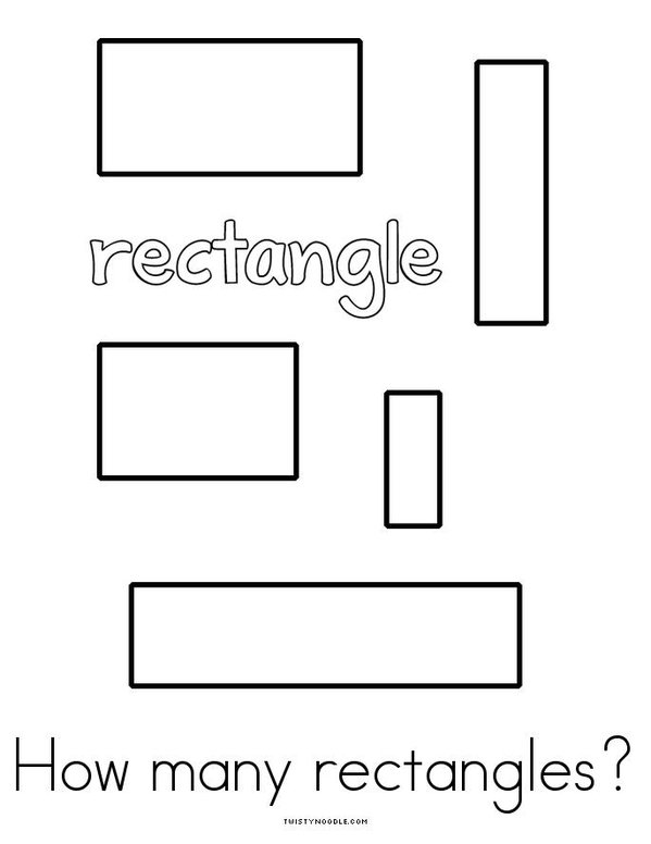 My Rectangle Book Mini Book - Sheet 4