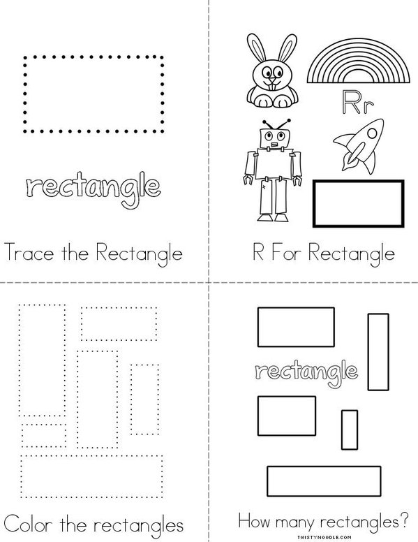 My Rectangle Book Mini Book