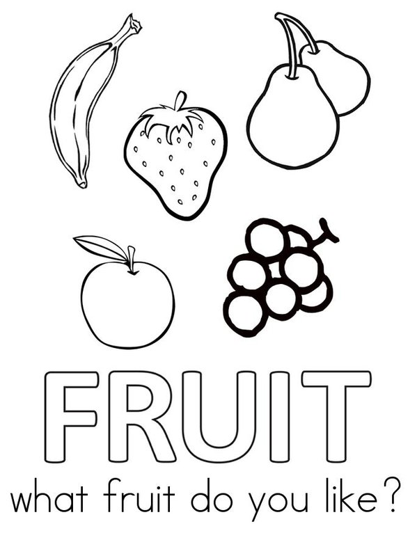 fruit book Mini Book - Sheet 5