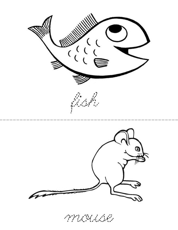 animals Mini Book - Sheet 2