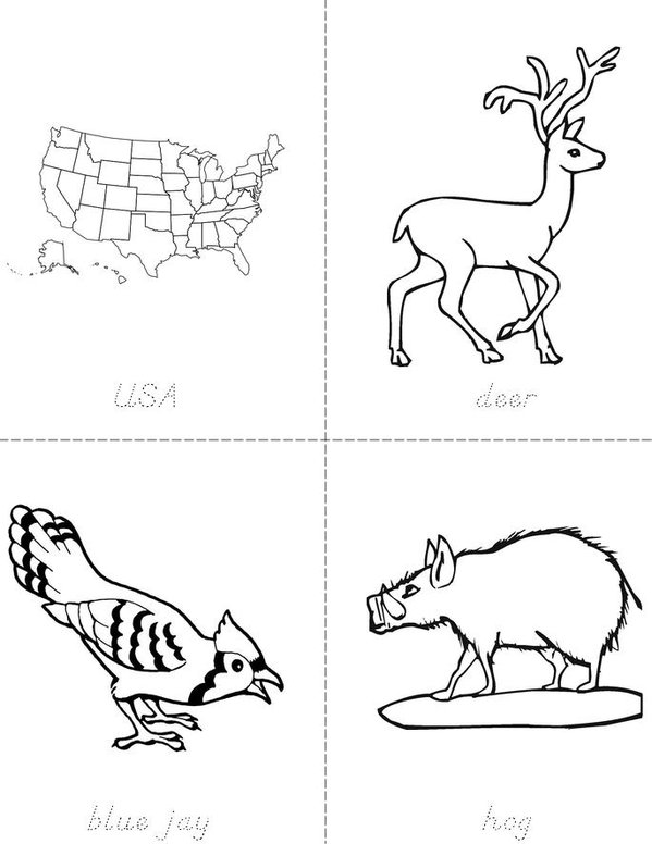 continents  Mini Book - Sheet 1