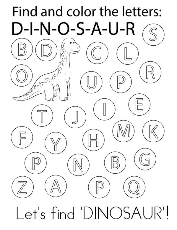 Dinosaurs Mini Book - Sheet 5