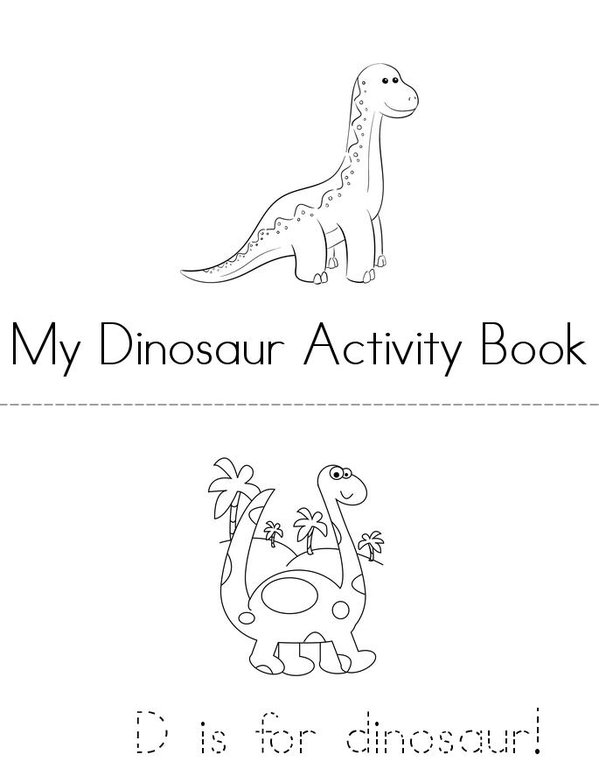 Dinosaurs Mini Book - Sheet 1