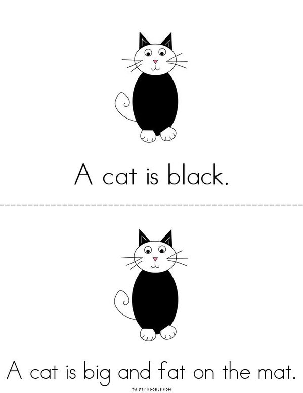 "A" Book Mini Book - Sheet 2