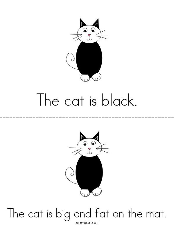 "The" Book Mini Book - Sheet 2