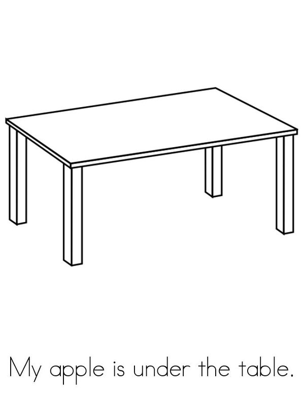 Where is My Apple? Mini Book - Sheet 1