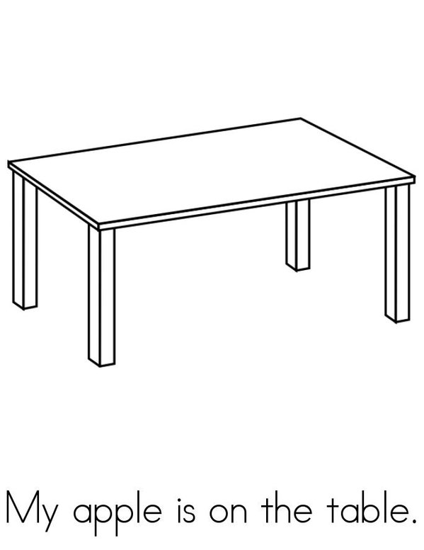 Where is My Apple? Mini Book - Sheet 3