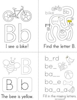 Letter B Words Book