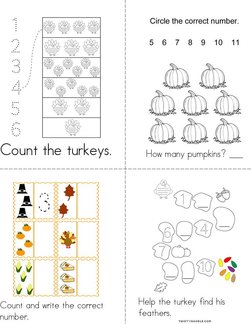 Thanksgiving Counting Book