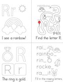 Letter R Words Book