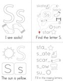 Letter S Words Book