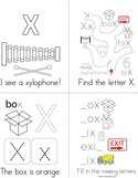 Letter X Words Book