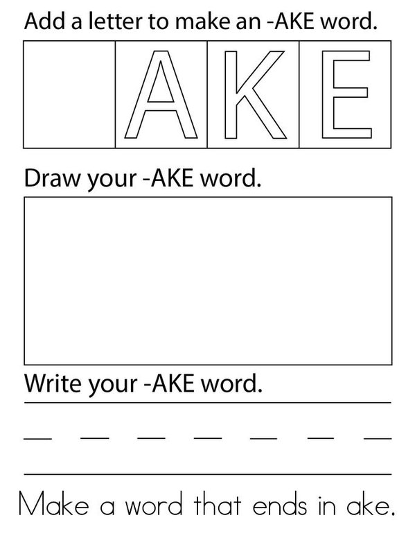 -AKE Family Mini Book - Sheet 2