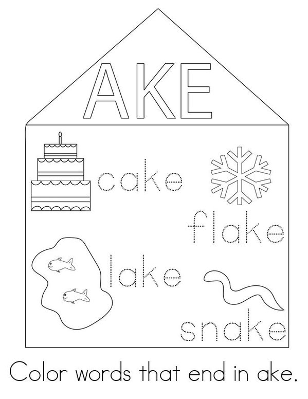 -AKE Family Mini Book - Sheet 3