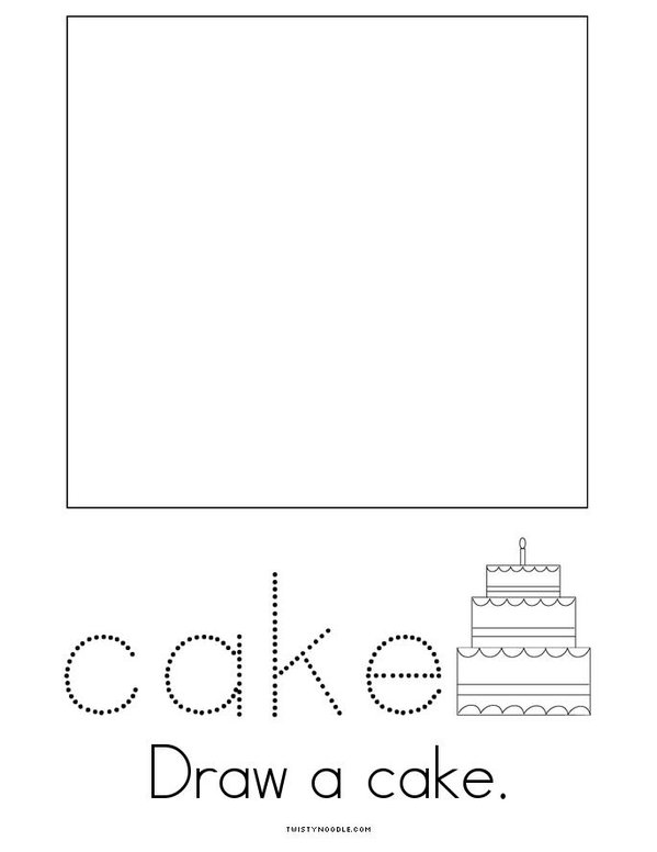 Cake Mini Book - Sheet 4