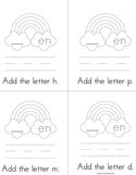 Add a letter- Make an EN word Book