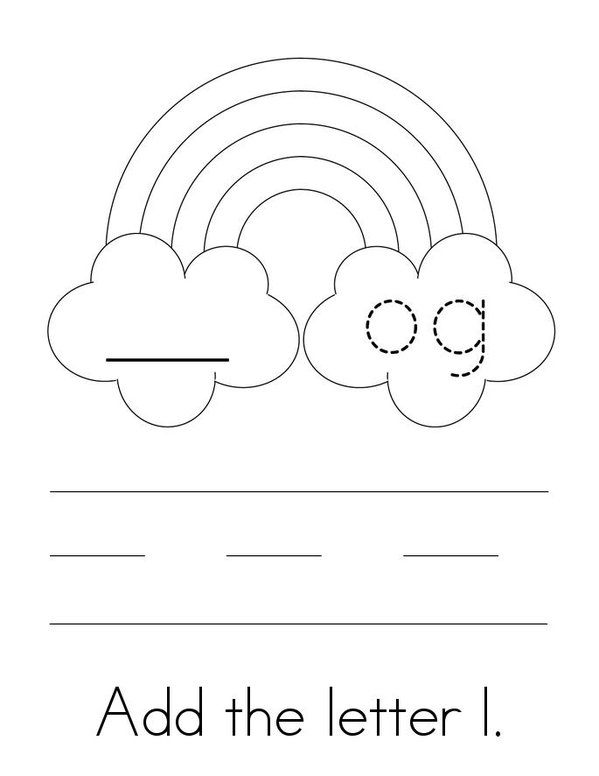 Add a letter- Make an OG word Mini Book - Sheet 2