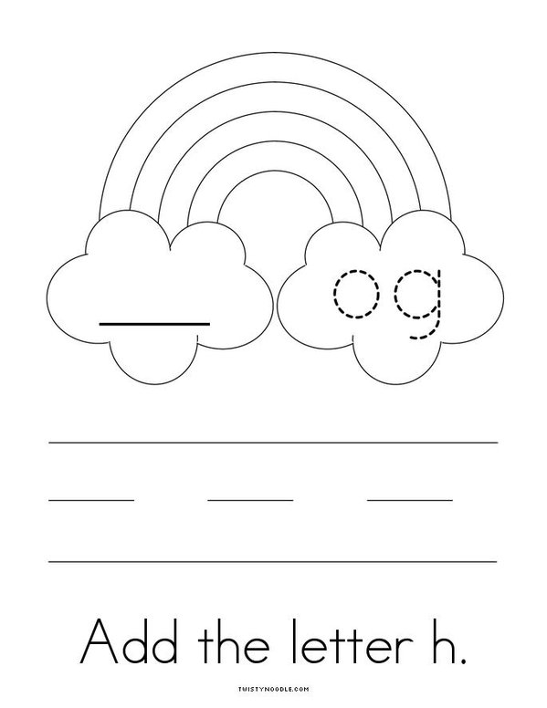 Add a letter- Make an OG word Mini Book - Sheet 4