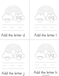 Add a letter- Make an OG word Book