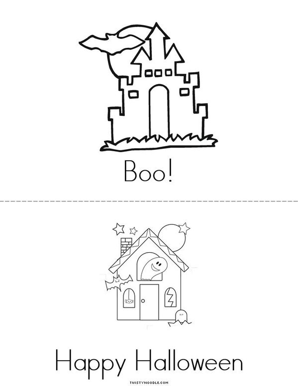 Halloween Mini Book - Sheet 4