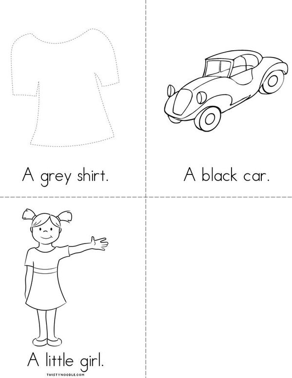 Sight Word A Mini Book - Sheet 2