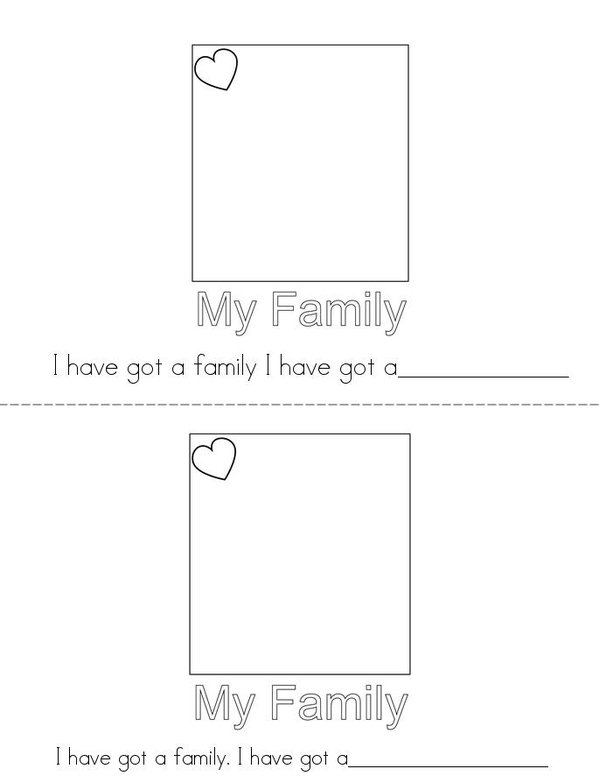 All about me Mini Book - Sheet 3