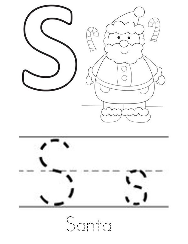 Santa Mini Book - Sheet 3