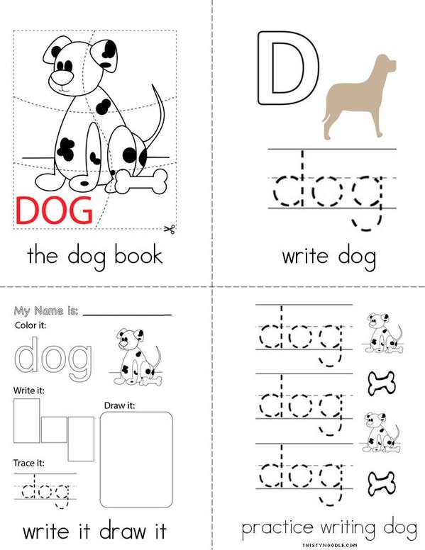 The dog book Mini Book