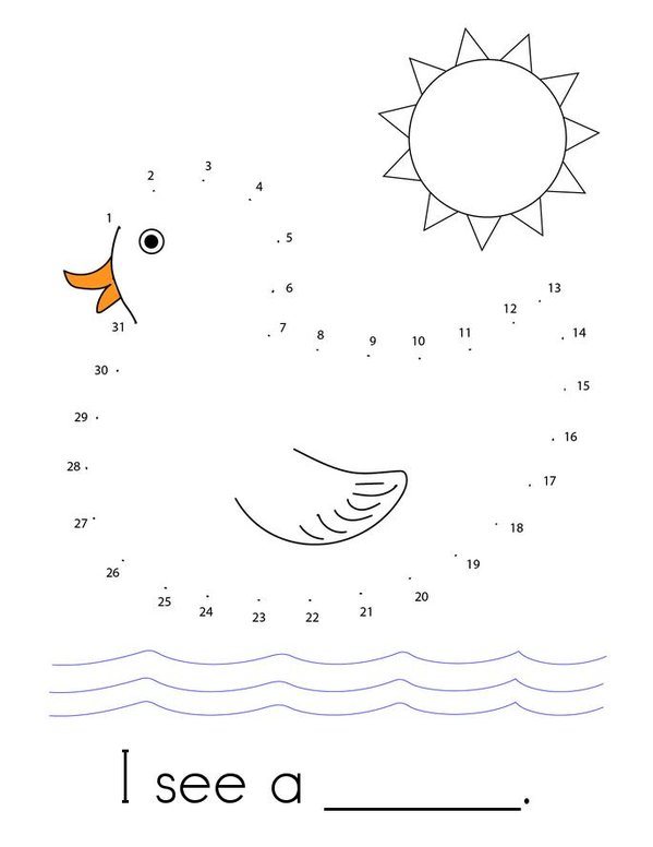 Animal Dot to Dot Mini Book - Sheet 2