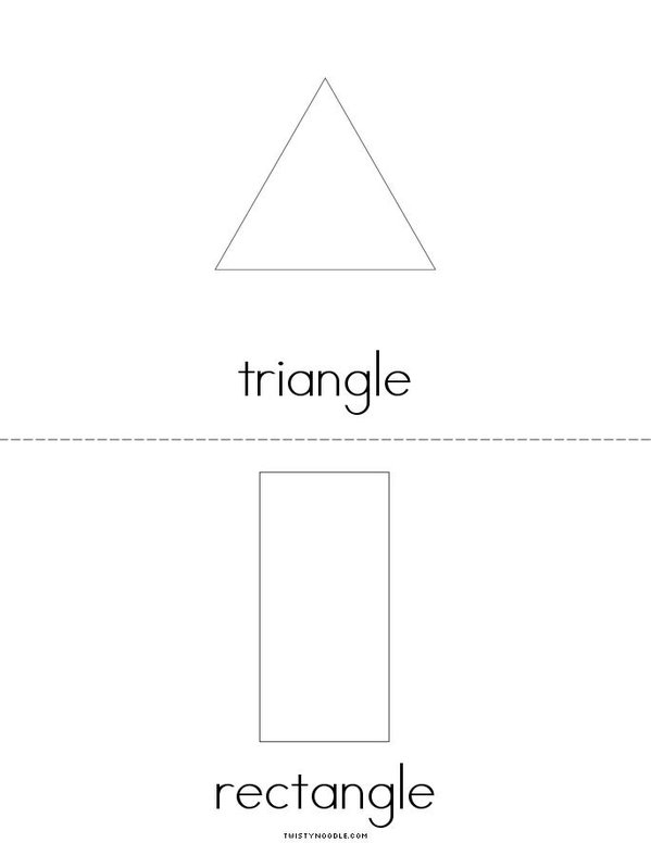 triangle Mini Book - Sheet 2