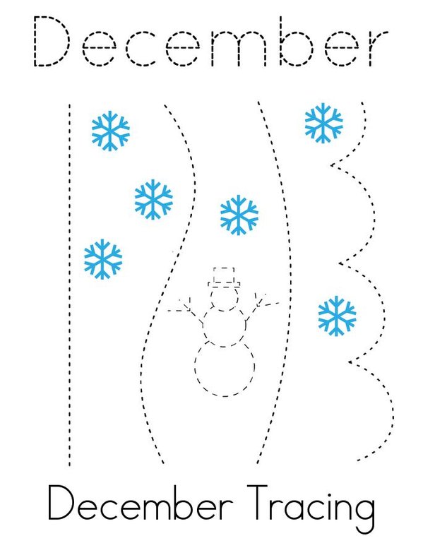 My December Activity Book Mini Book - Sheet 3