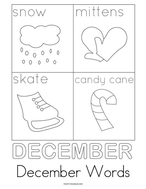 My December Activity Book Mini Book - Sheet 4