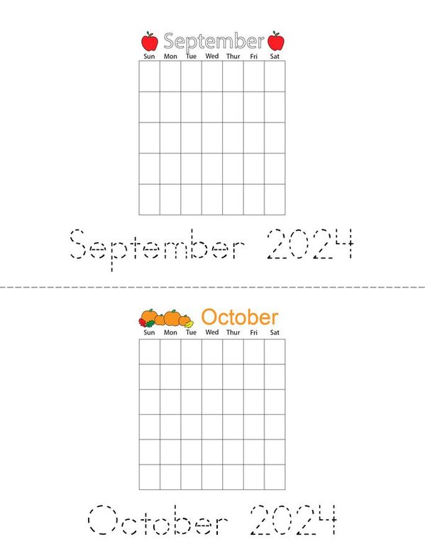 2024 Calendar Mini Book - Sheet 5