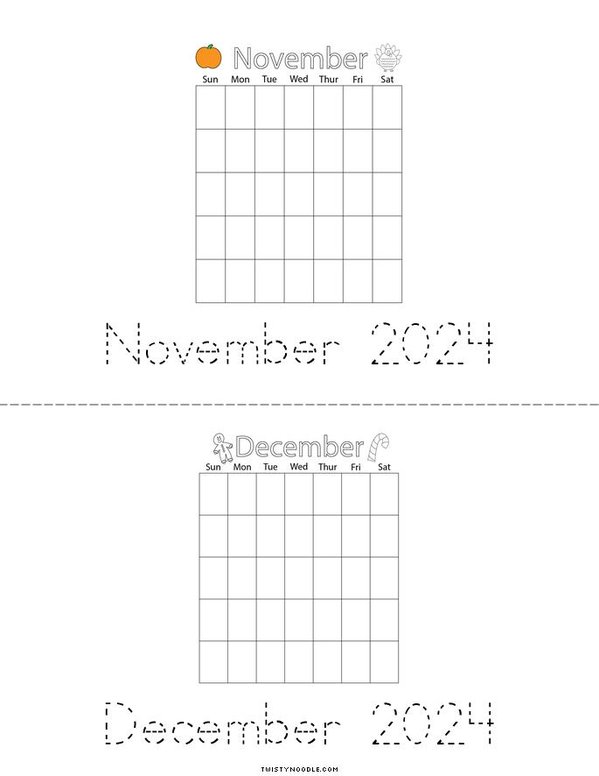2024 Calendar Mini Book - Sheet 6