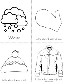 Winter Clothes Book