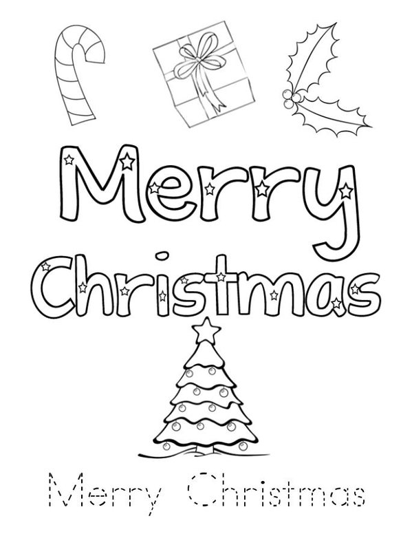 Christmas Mini Book - Sheet 1