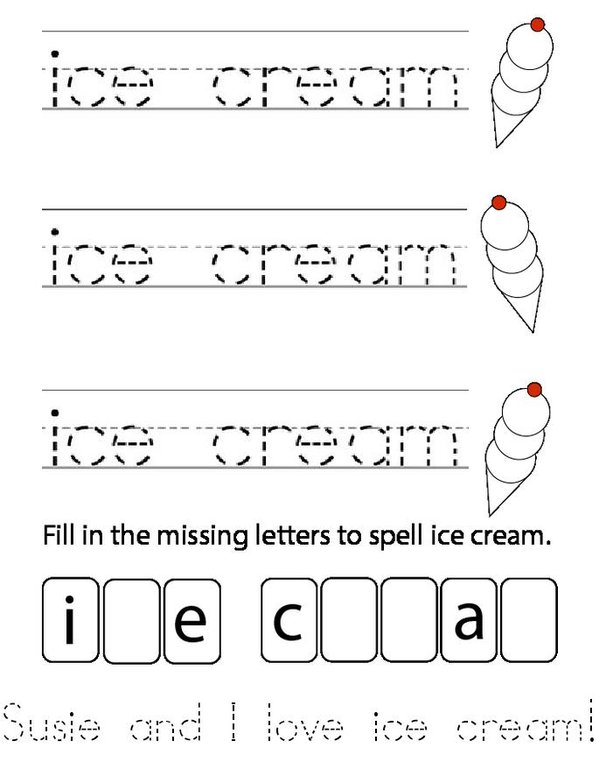 Learning and writing my ABC Mini Book - Sheet 3