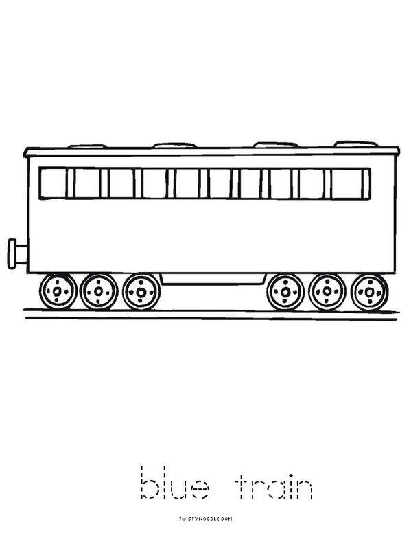 train Mini Book - Sheet 3