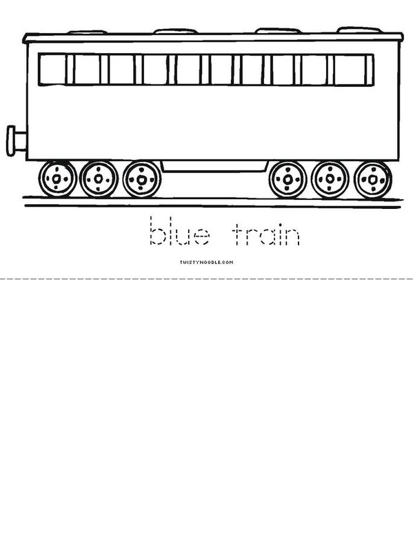 train Mini Book - Sheet 2