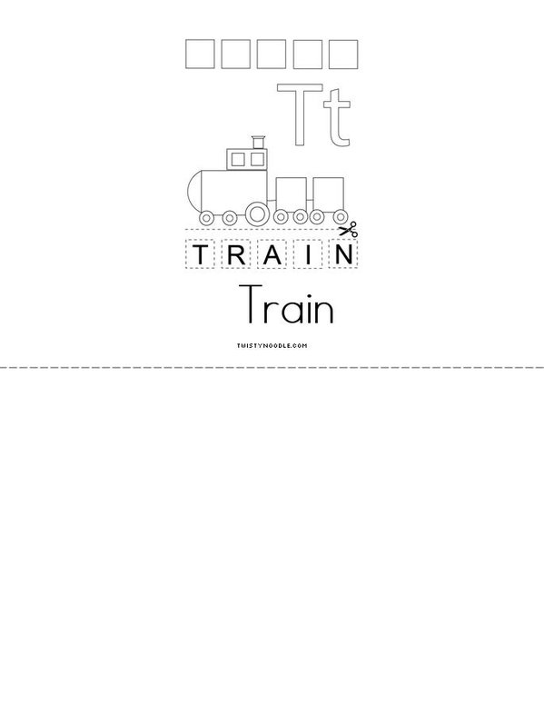 Train Mini Book